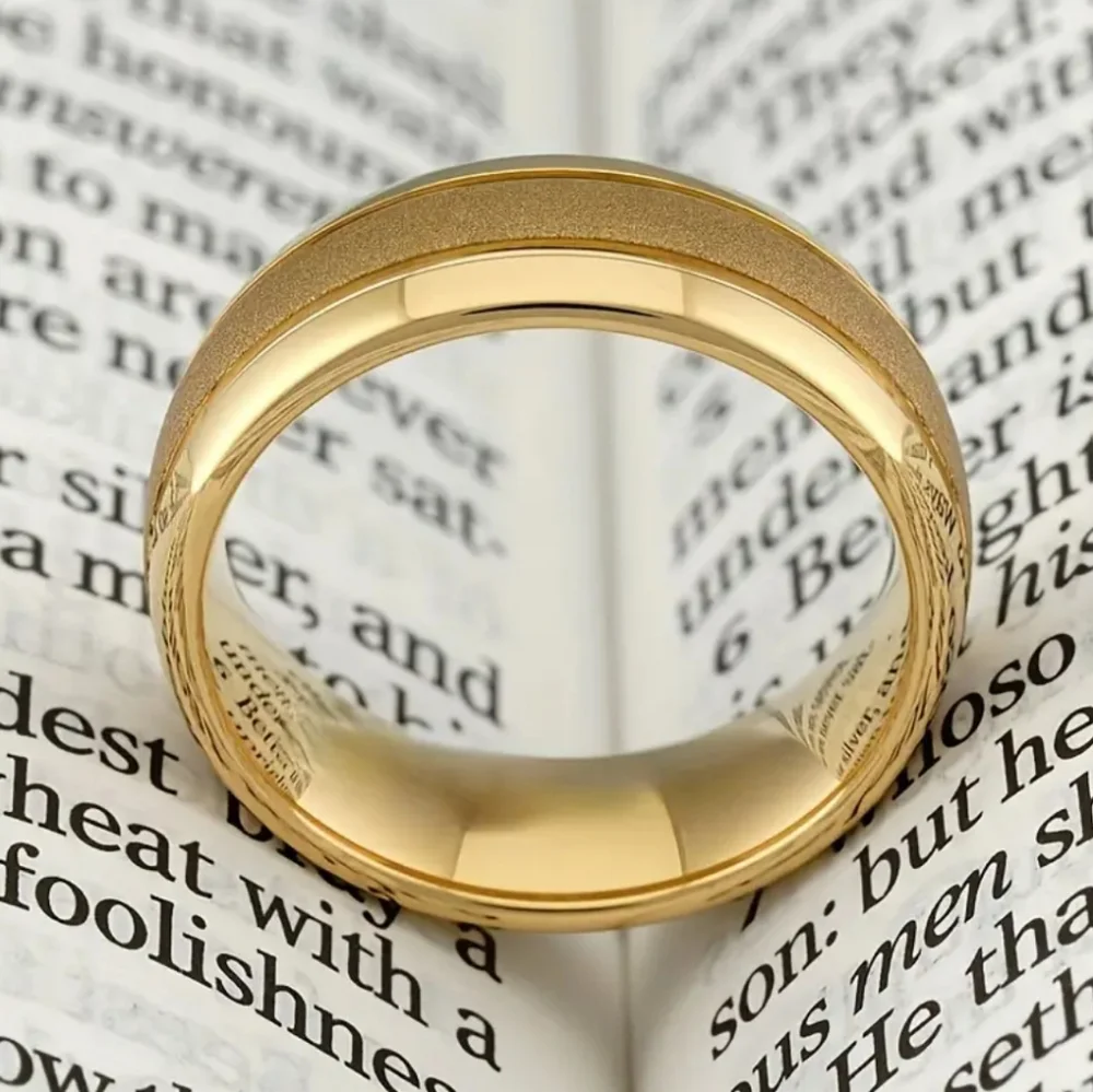 Mens Gold Band Ring